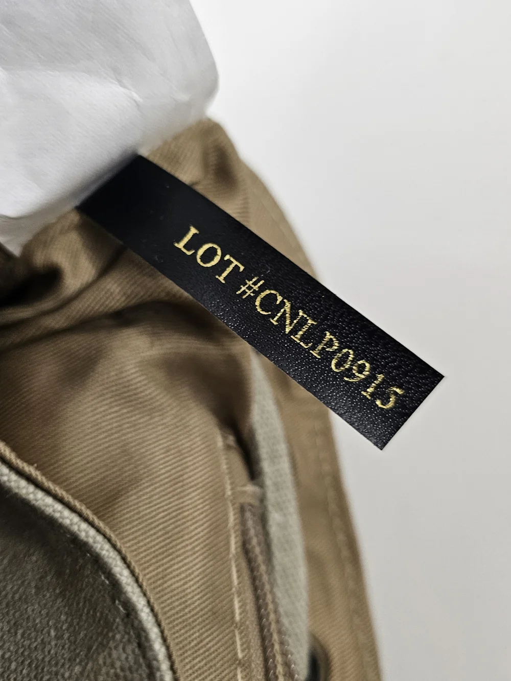 L.L. Bean beige canvas